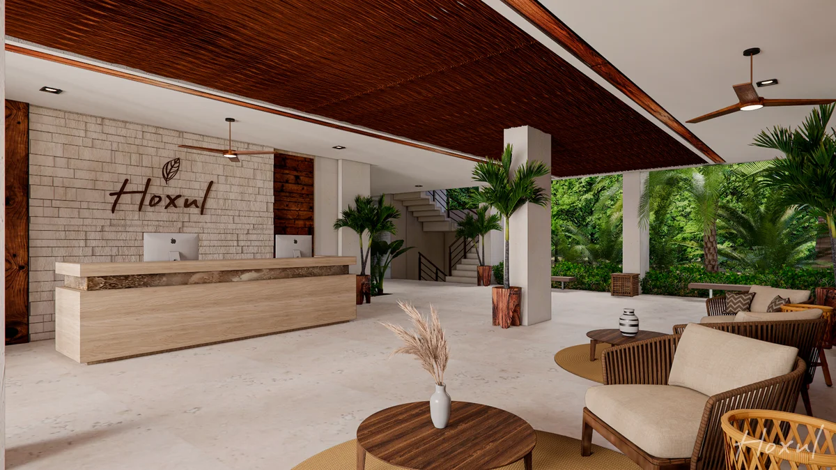 Image of Lobby at Hoxul, featuring Luxury Lobby, Reception Area.