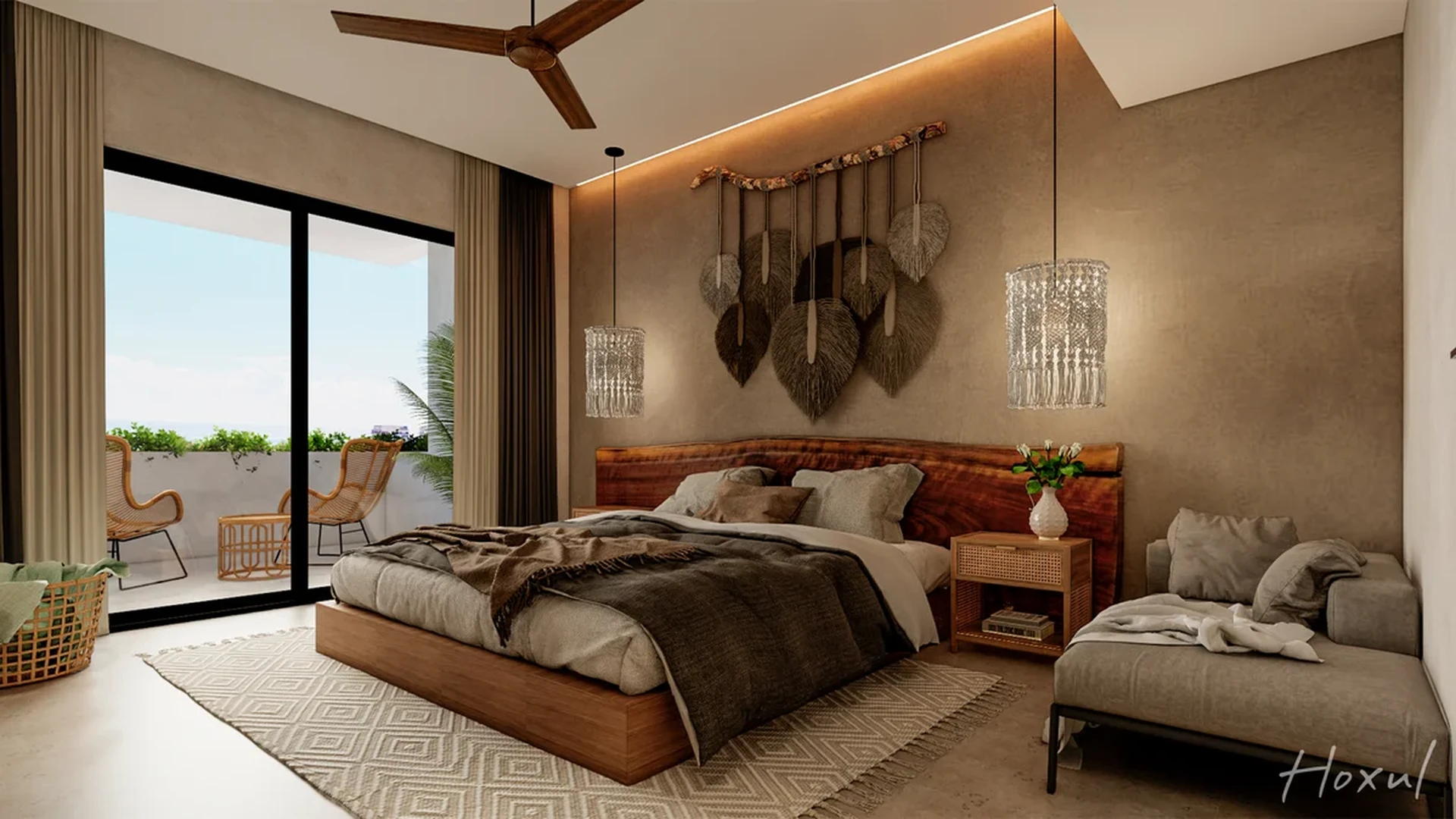 Image of Ocean View at Hoxul, featuring Luxury Bedroom, Ocean View Balcony.