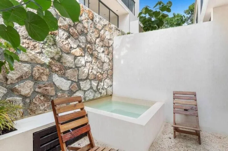 Image of Jacuzzi at Sands Tulum, featuring Private Jacuzzi, Outdoor Plunge Pool.