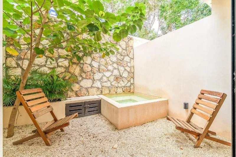 Image of Jacuzzi at Sands Tulum, featuring Private Jacuzzi, Outdoor Retreat.