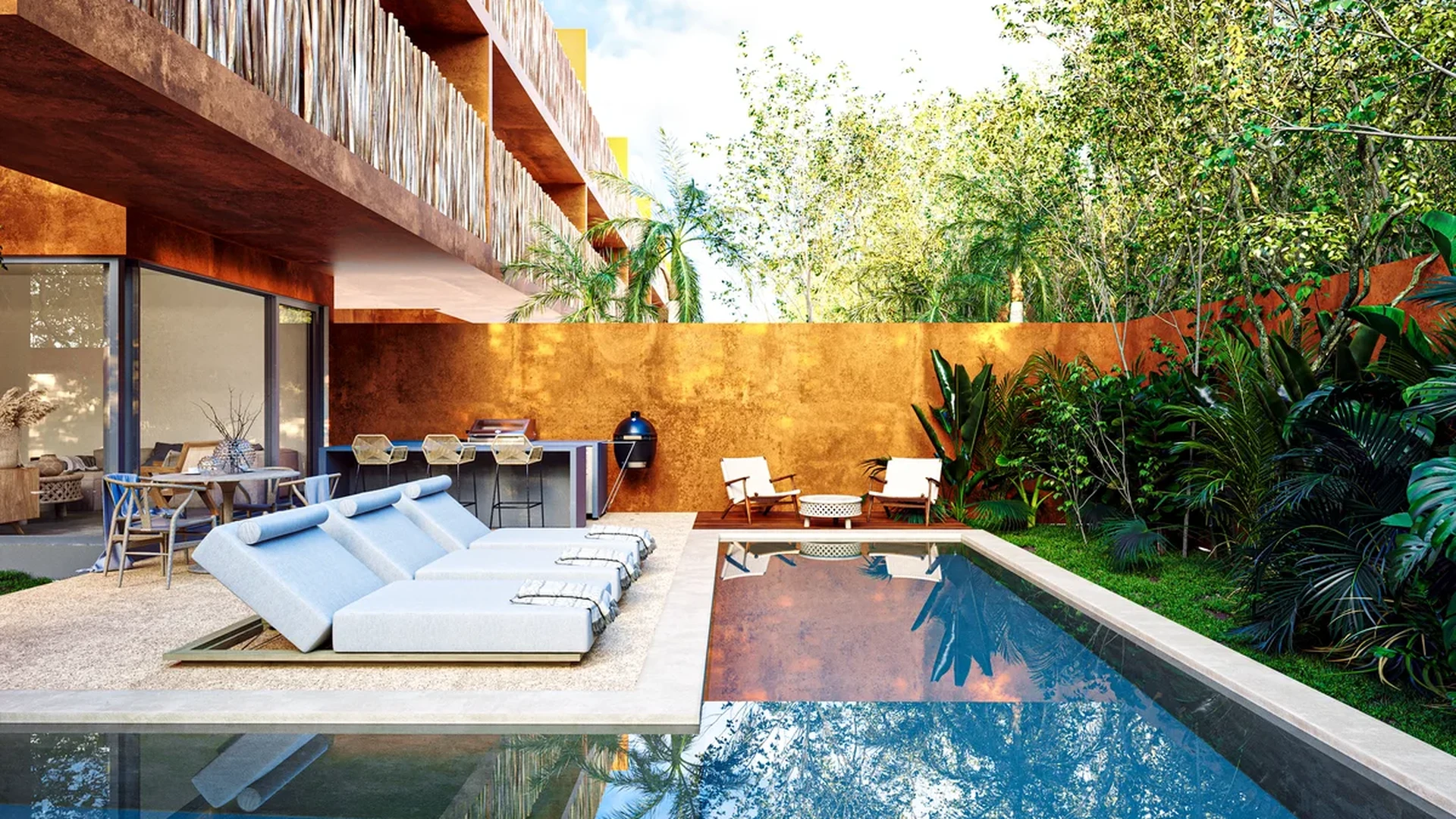 Image of Swimming Pool at Kune, featuring Modern Residence, Private Pool.