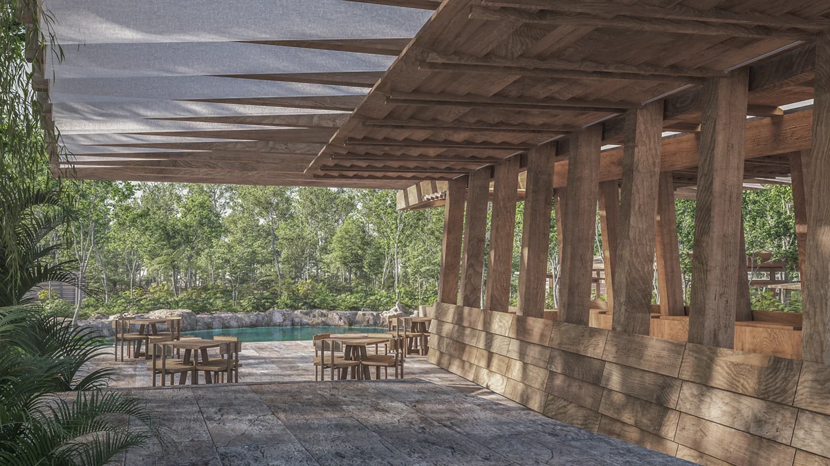 Image of Swimming Pool at Kune, featuring Outdoor Lounge, Swimming Pool.