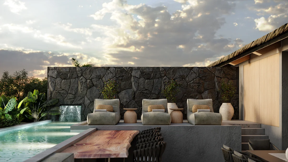 Image of Swimming Pool at Brahma, featuring Luxury Outdoor Living, Private Pool Area.