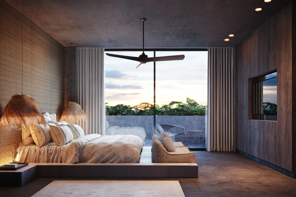 Image of Garden at Brahma, featuring Modern Bedroom, Jungle View.