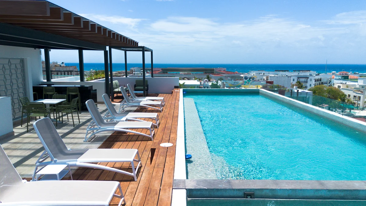Image of Swimming Pool at Duna, featuring Rooftop Pool, Ocean View.