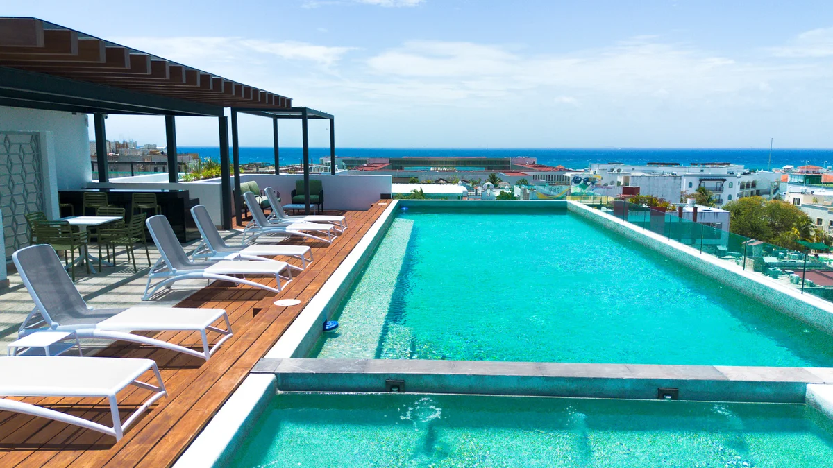 Image of Swimming Pool at Duna, featuring Rooftop Pool, Ocean View.