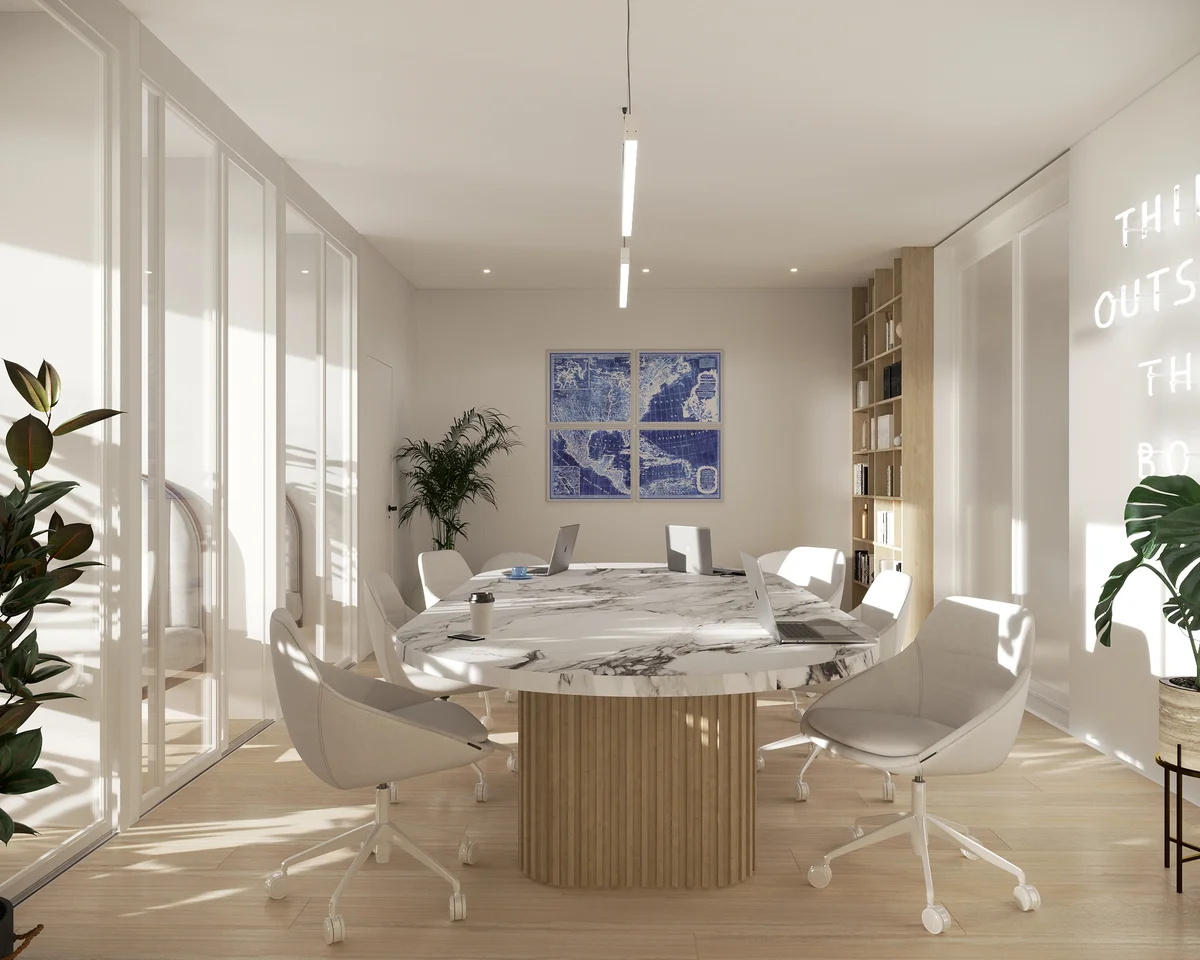 Image of Coworking Space at Luna, featuring Modern Office, Coworking Space.