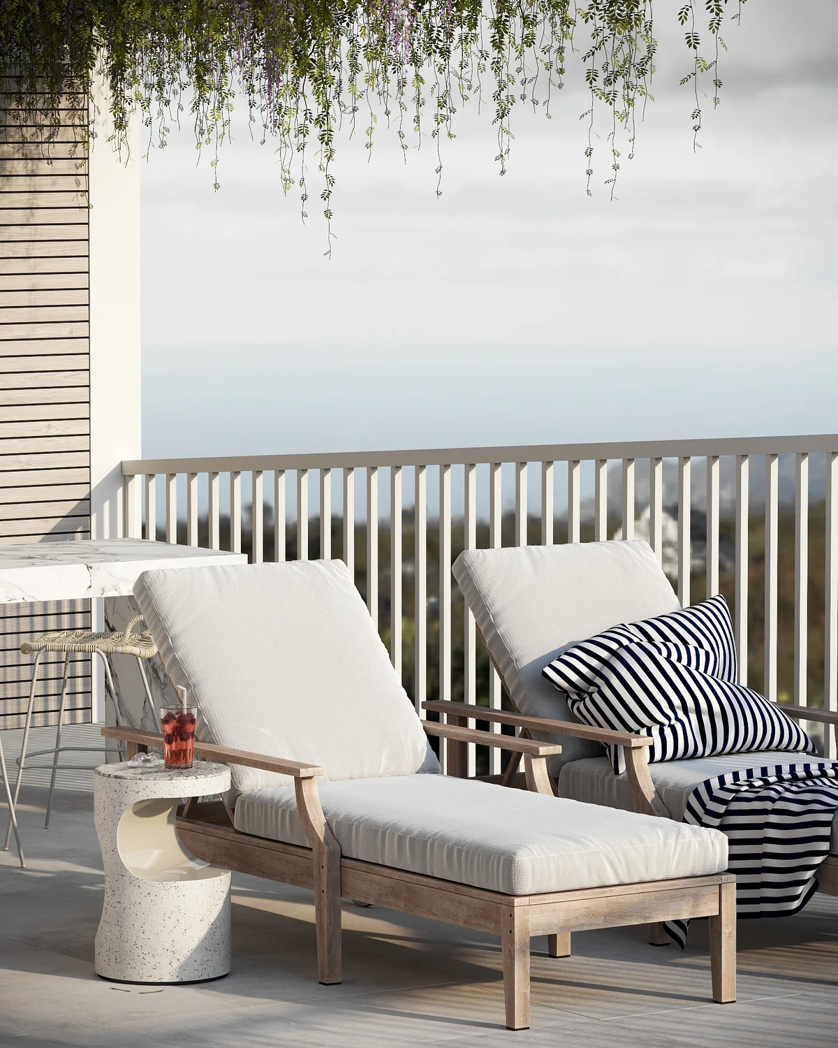 Image of Rooftop Terrace at Luna, featuring Outdoor Lounge, Rooftop Terrace.