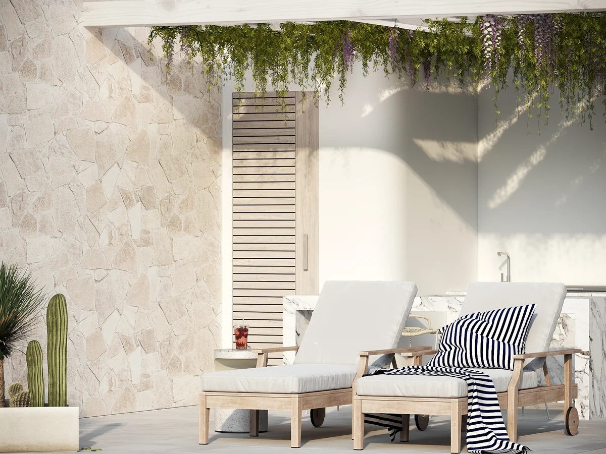 Image of Lounge at Luna, featuring Outdoor Lounge, Patio Design.