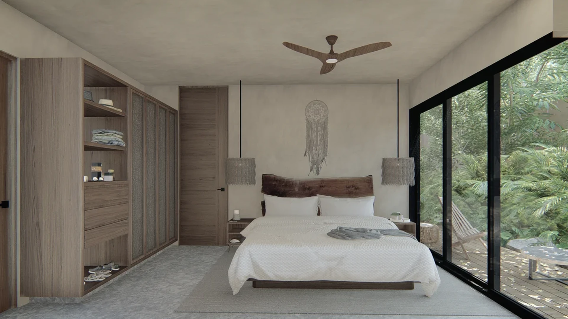 Image of Garden at Homa Kah, featuring Bedroom, Modern Bedroom.