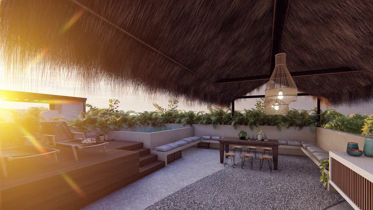 Image of Swimming Pool at Homa Kah, featuring Rooftop Terrace, Outdoor Lounge.