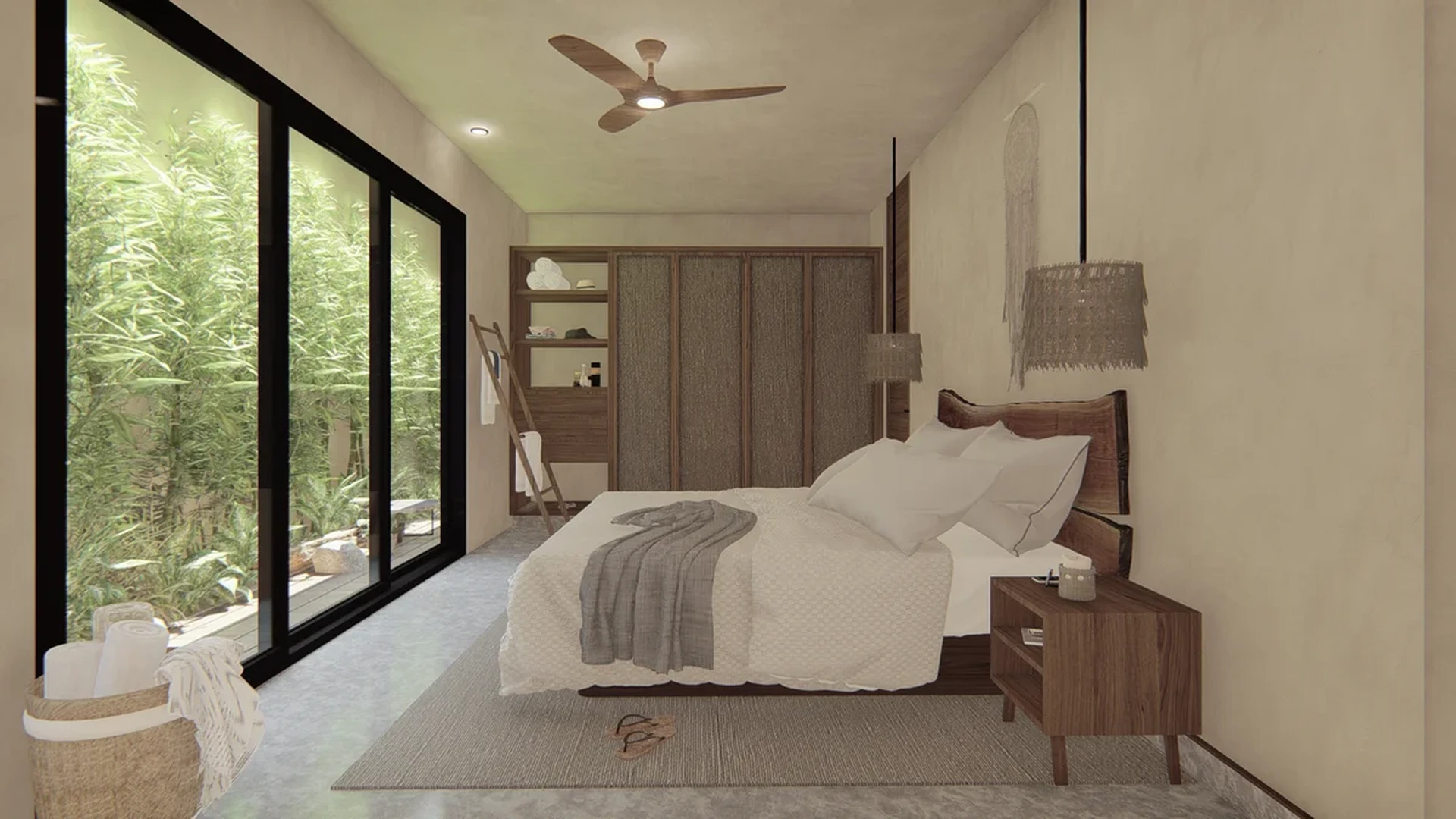 Image of Garden at Homa Kah, featuring Modern Bedroom, Natural Light.