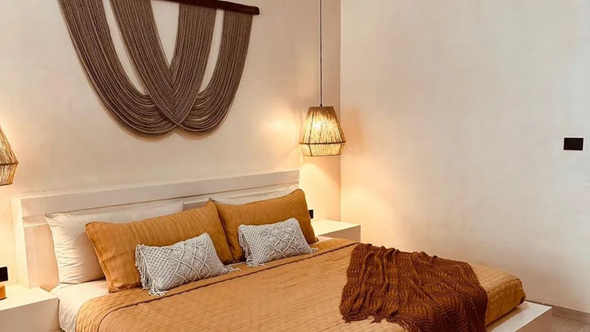 View of Bedroom at Casa Makram, showcasing Modern Bedroom, King Size Bed.