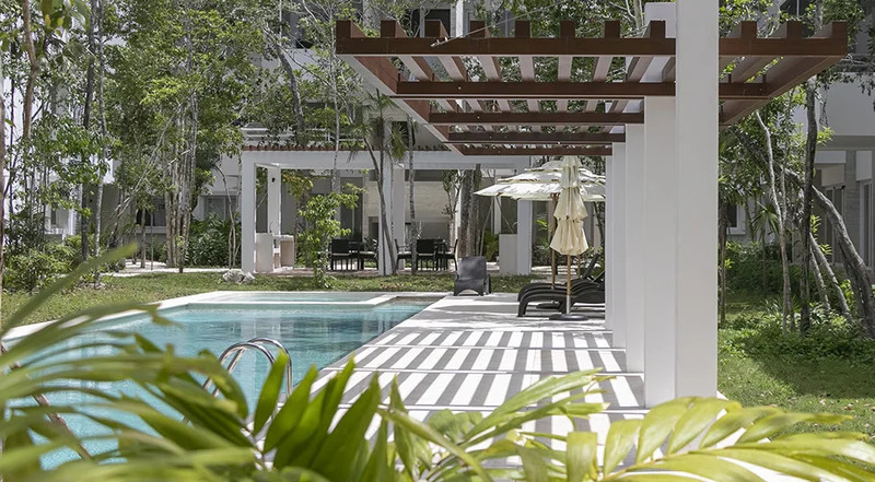 Image of Swimming Pool at Tao Tulum, featuring Swimming Pool, Poolside Lounge.