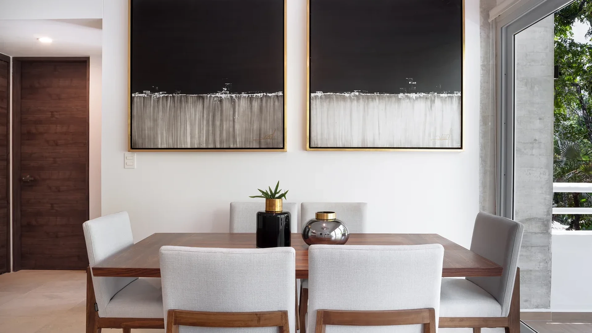 View of Modern Dining Room at Tao Tulum, showcasing Contemporary Interior, Elegant Dining Space.