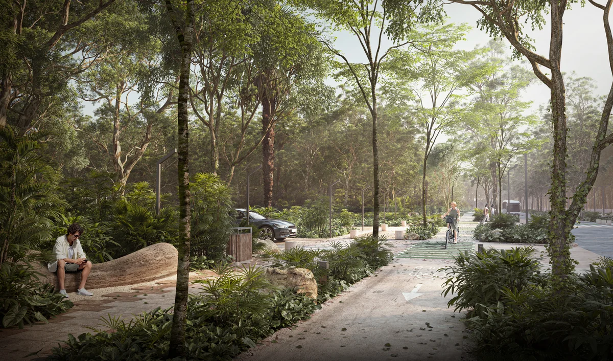 Image of Garden at Park 101, featuring Lush Greenery, Landscaped Gardens.