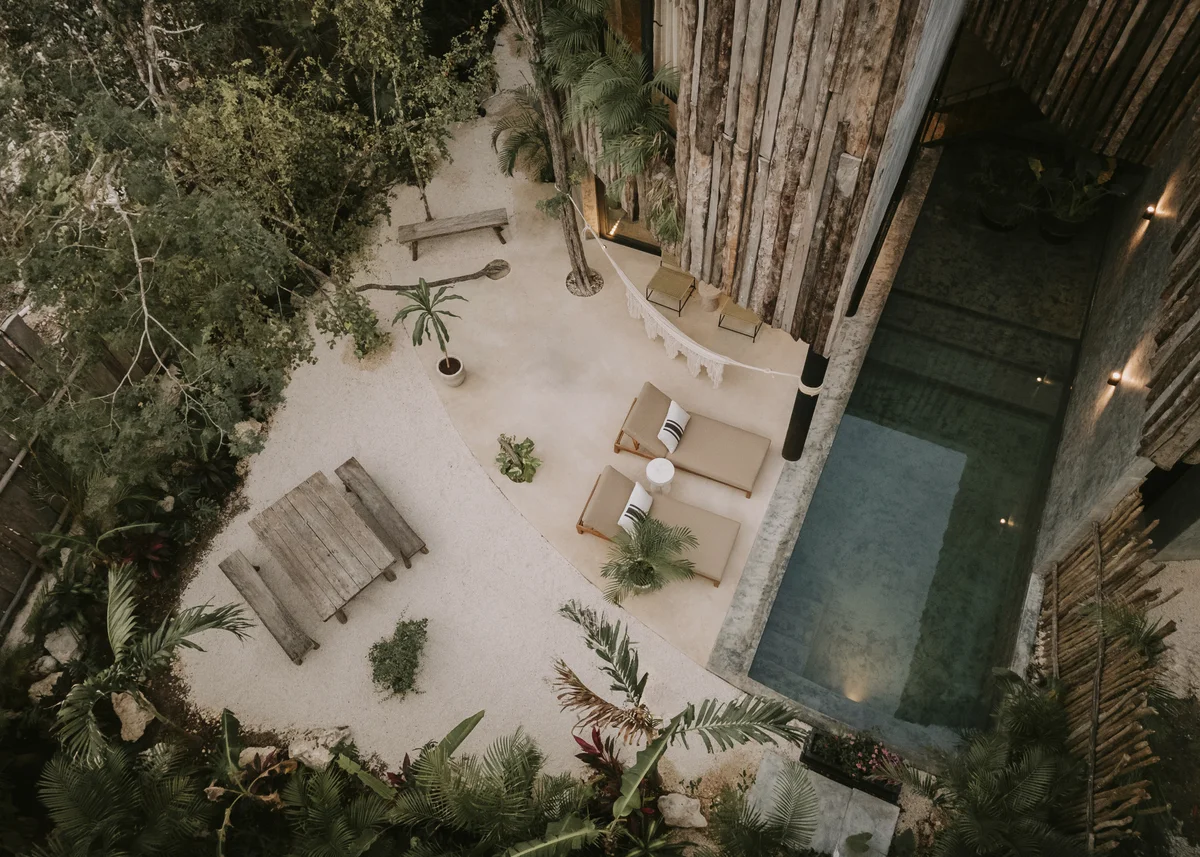 Image of Swimming Pool at 404 Tulum, featuring Outdoor Living, Private Pool.