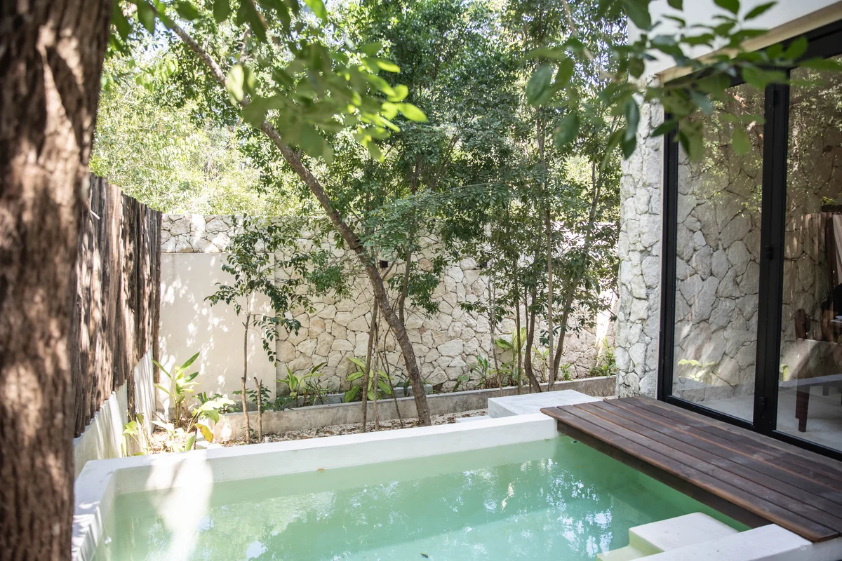 Image of Swimming Pool at Afra Jungle, featuring Private Plunge Pool, Outdoor Oasis.