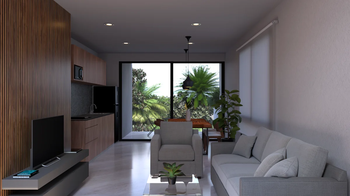 Image of Garden at Amanecer, featuring Modern Living Space, Open Concept Design.