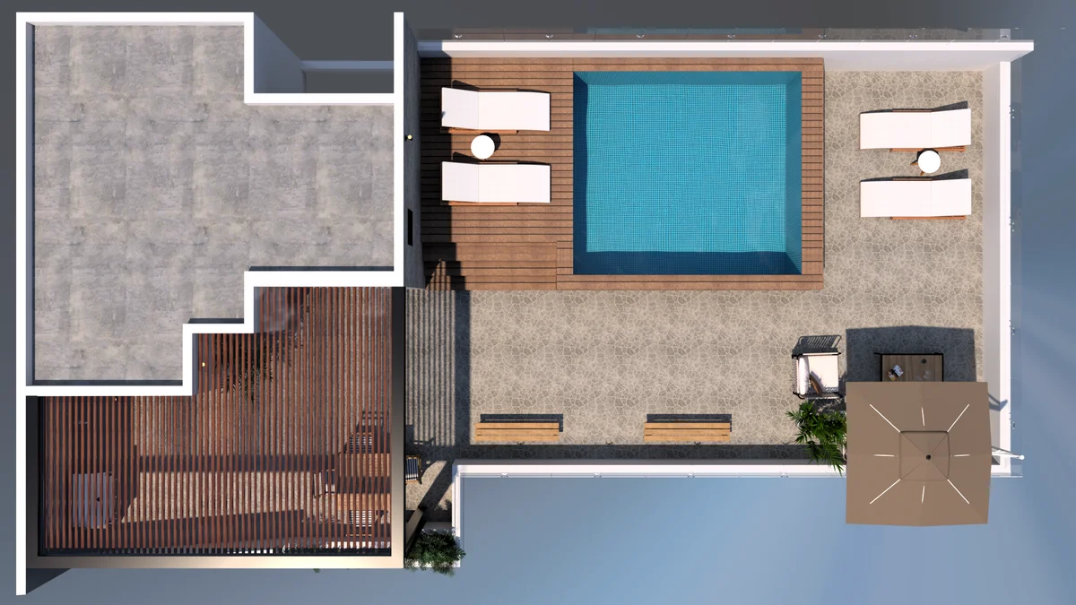 Image of Swimming Pool at Amanecer, featuring Rooftop Pool, Outdoor Terrace.