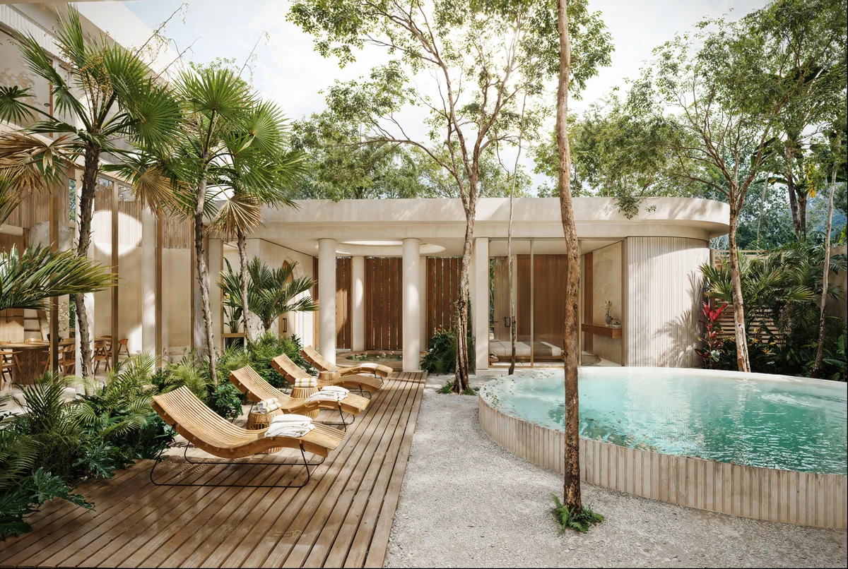 Image of Swimming Pool at Amari Cosmos, featuring Outdoor Pool, Lounge Area.