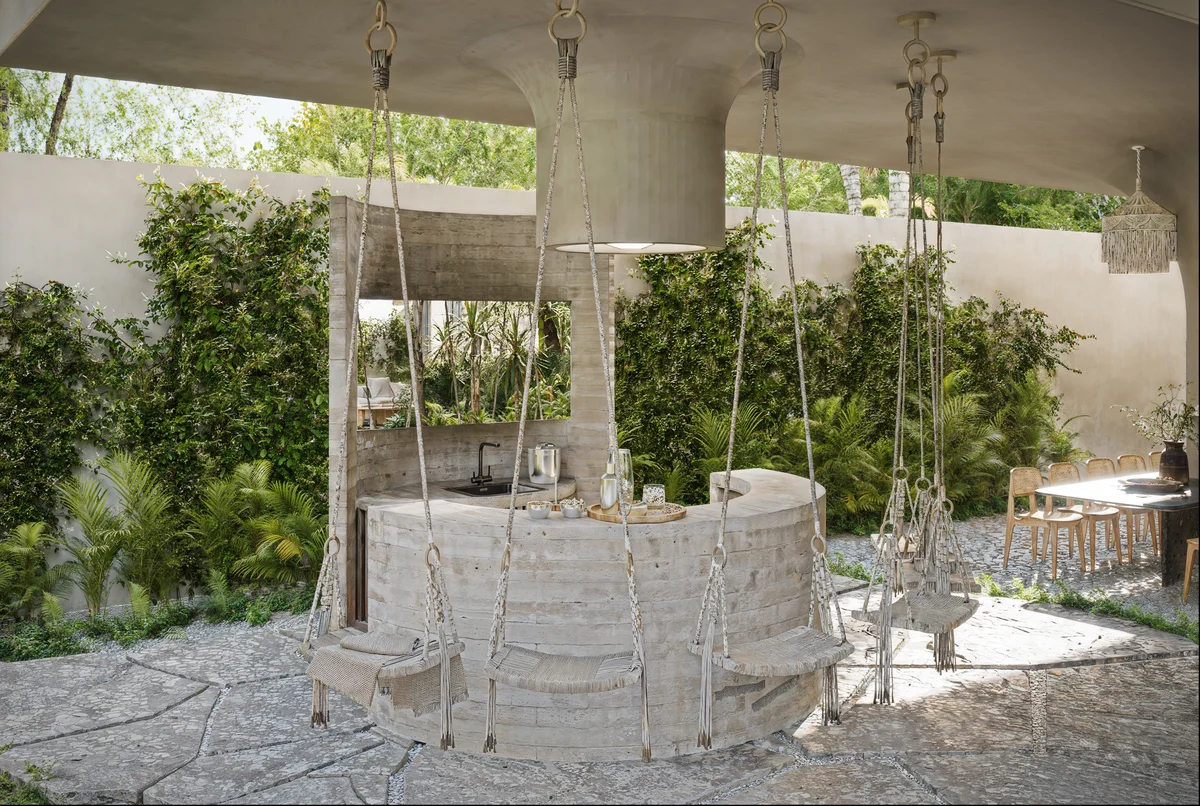 Image of Garden at Amari Cosmos, featuring Outdoor Bar, Concrete Design.