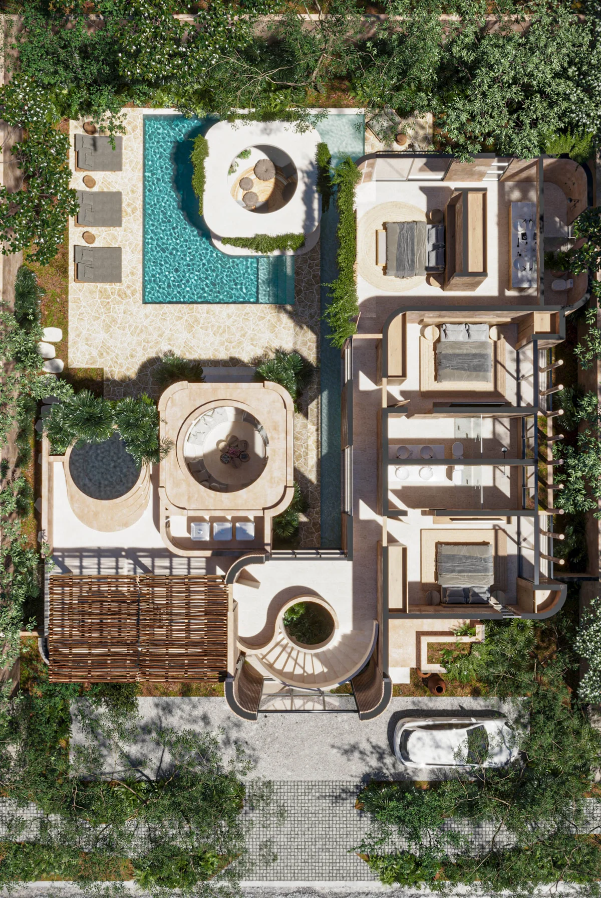 Image of Swimming Pool at Amari Cosmos, featuring Aerial View, Luxury Property.