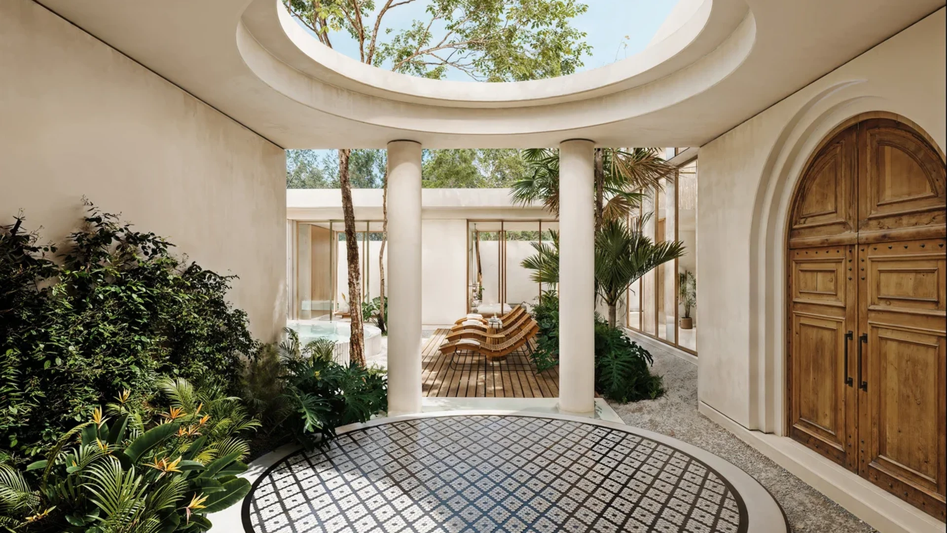 Image of Swimming Pool at Amari Cosmos, featuring Tropical Courtyard, Luxury Architecture.