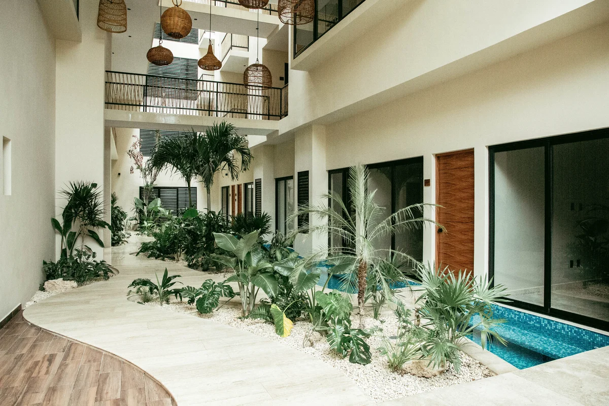 Image of Garden at Amaru, featuring Interior Garden, Lush Courtyard.