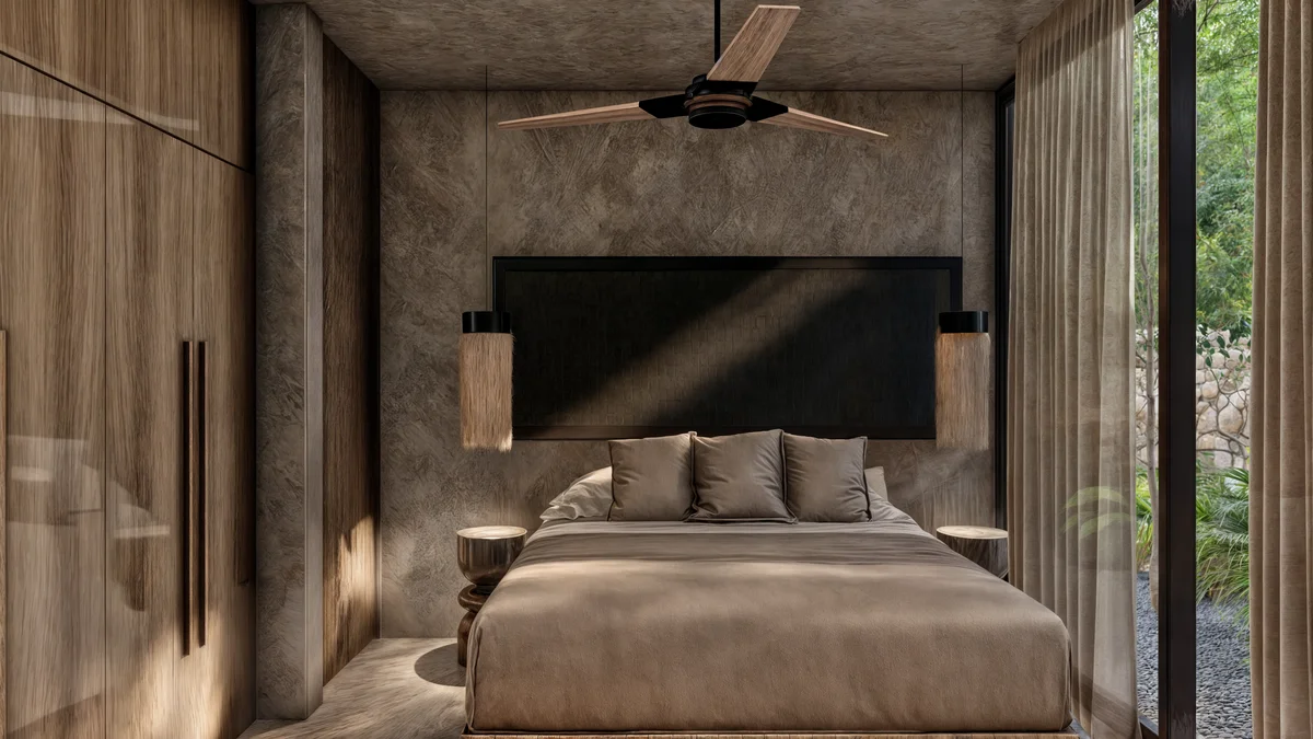 Image of Garden at Beecheii, featuring Modern Bedroom, Contemporary Design.