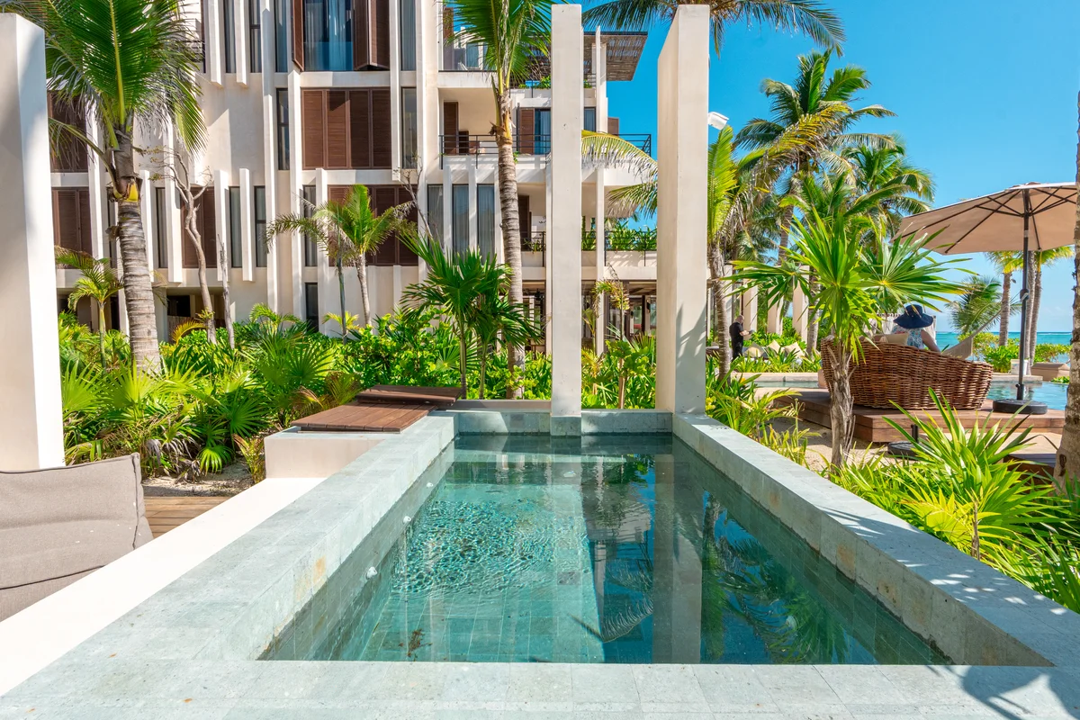Image of Swimming Pool at Bespoke, featuring Private Plunge Pool, Tropical Garden.
