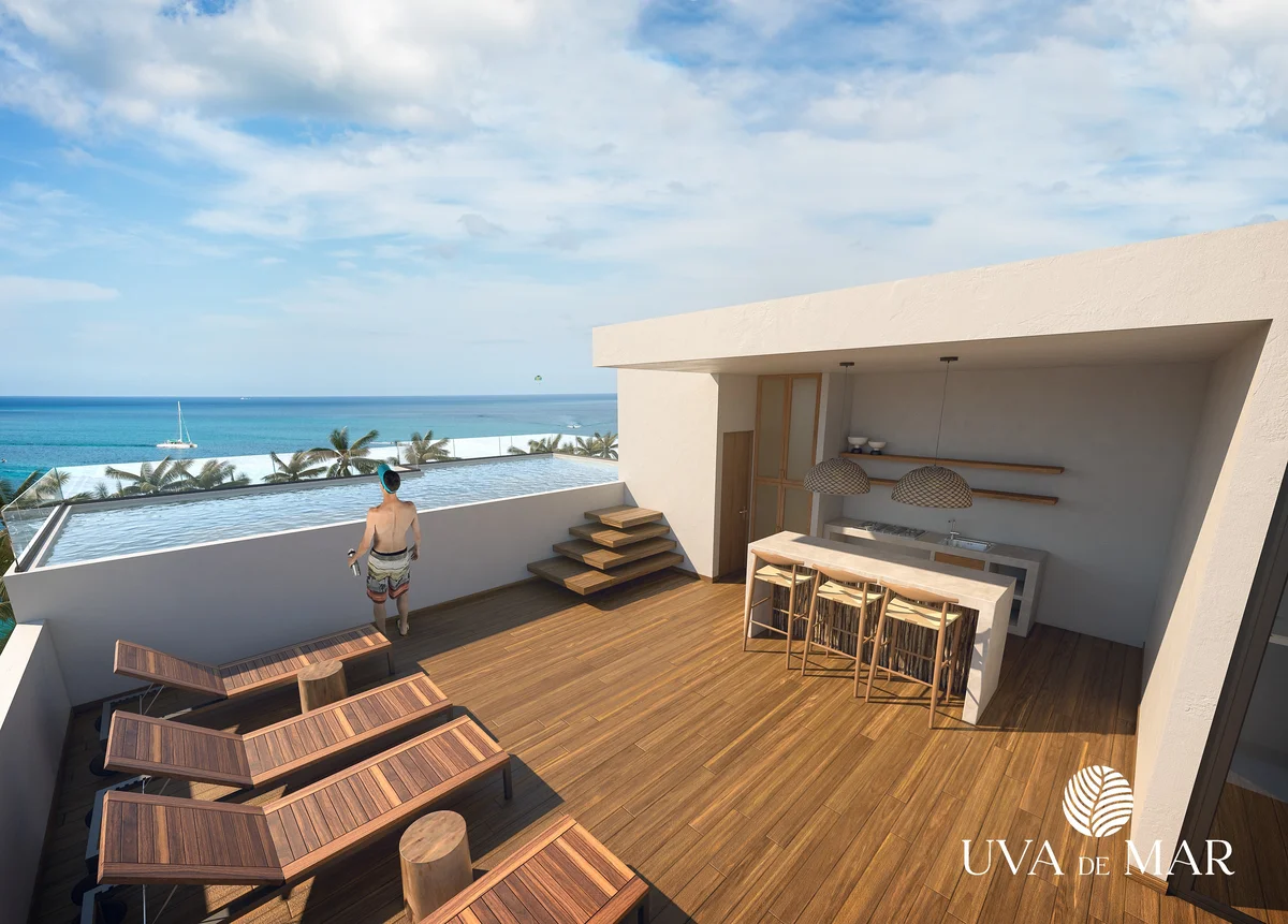 Image of Rooftop Terrace at Uva de Mar, featuring Rooftop Terrace, Infinity Pool.