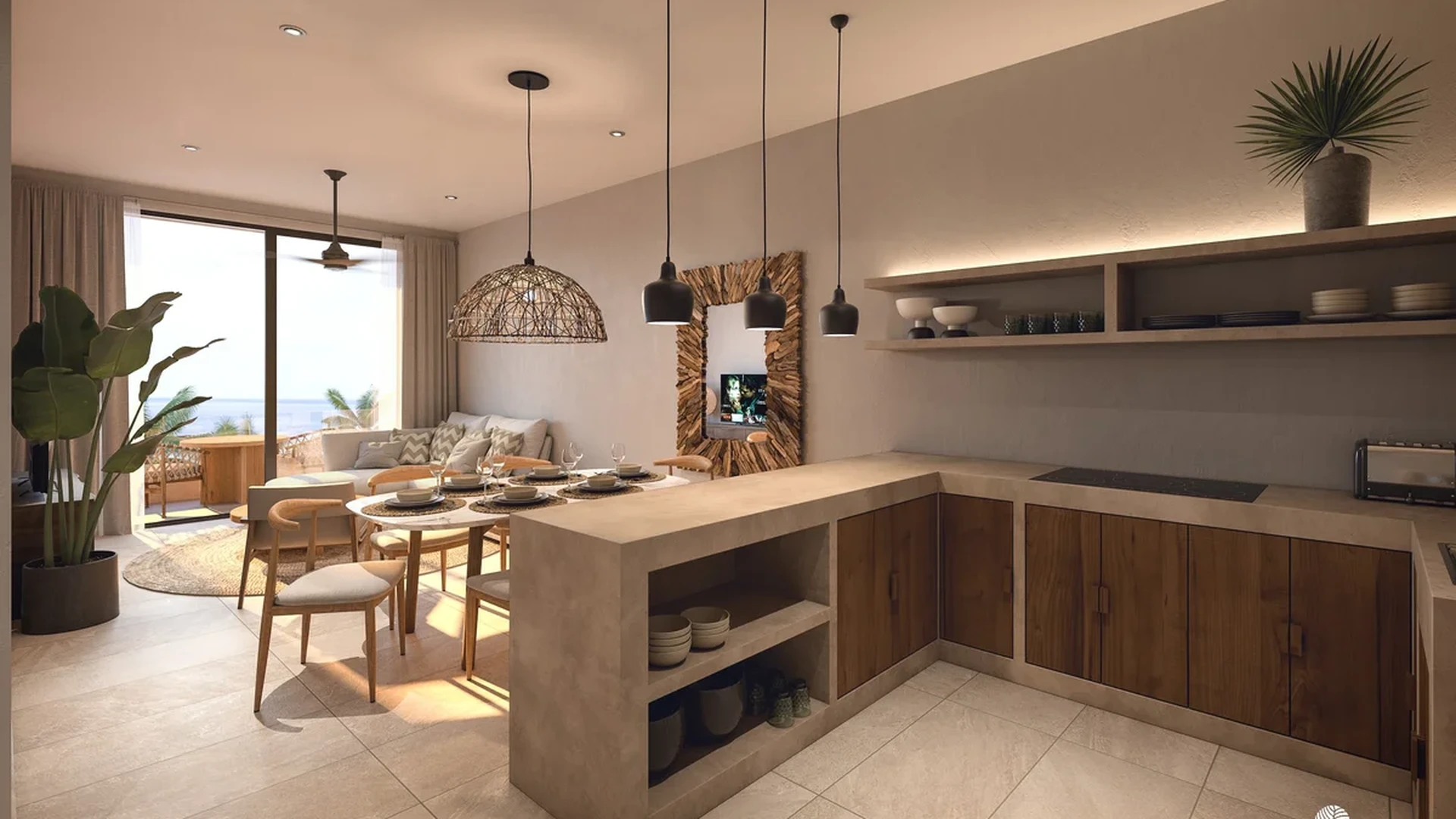 Image of Ocean View at Uva de Mar, featuring Modern Kitchen, Open Concept Living.