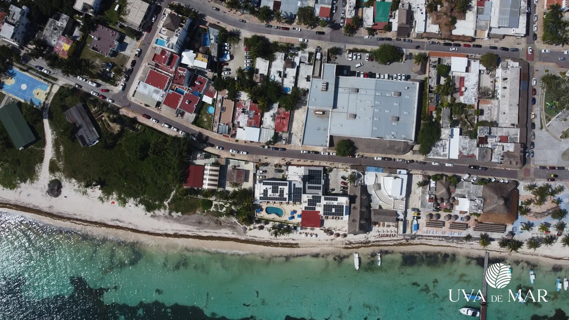 Image of Swimming Pool at Uva de Mar, featuring Aerial View, Coastal Property.