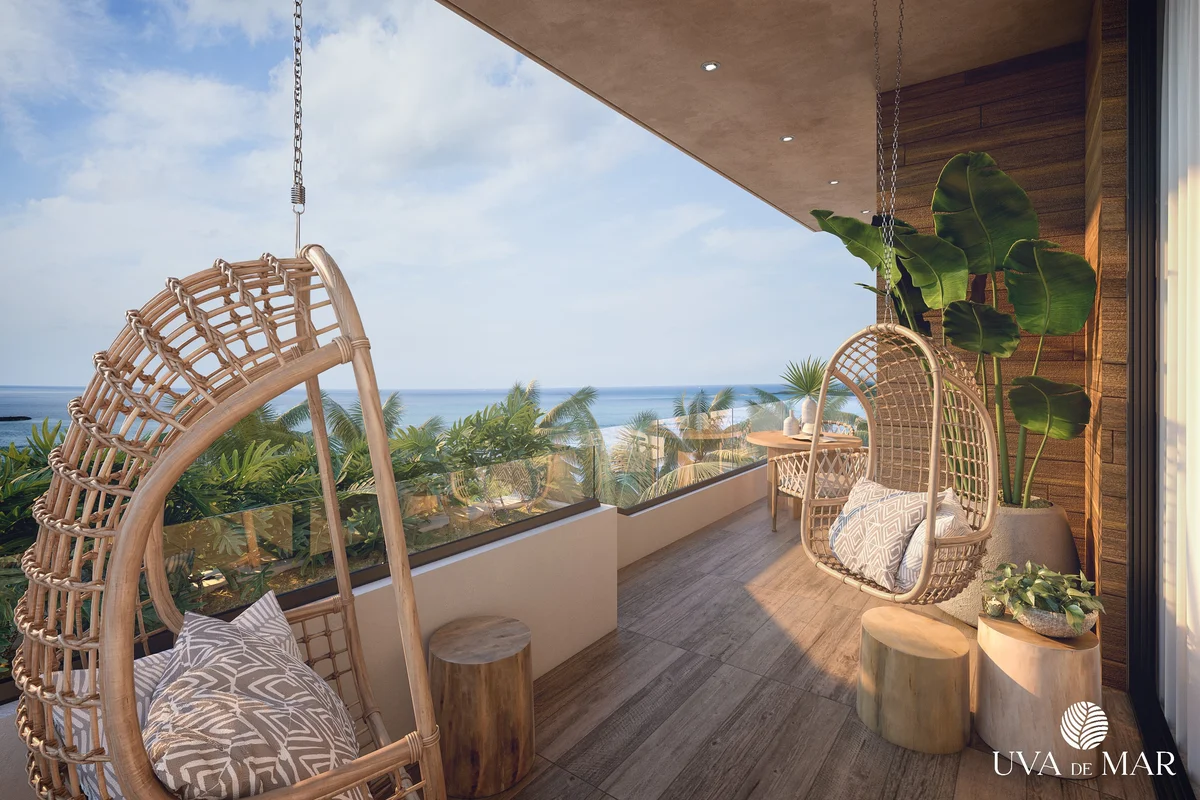 Image of Beach Access at Uva de Mar, featuring Ocean View Balcony, Luxury Terrace.