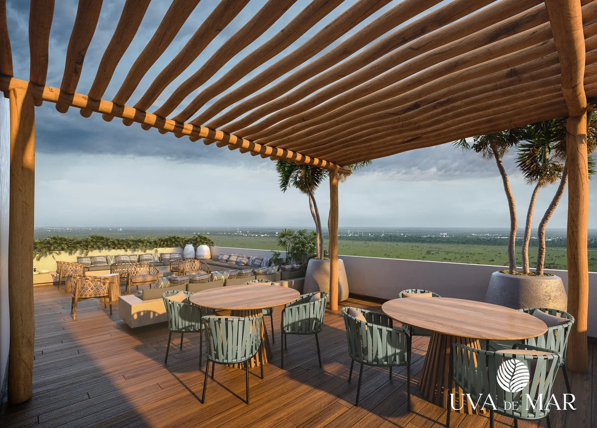 Image of Rooftop Terrace at Uva de Mar, featuring Rooftop Terrace, Outdoor Lounge.