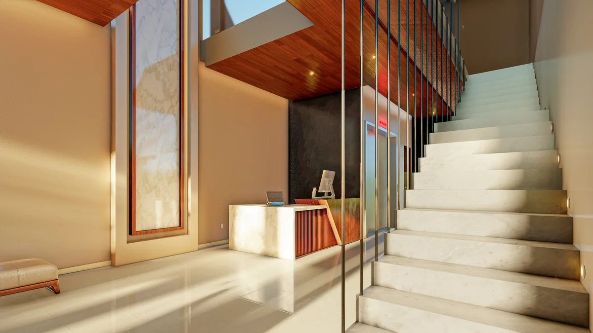 Image of Lobby at Central Condo Living, featuring Modern Lobby, Luxury Interior.