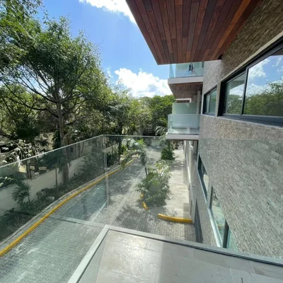 Image of Garden at Cruz con Mar, featuring Modern Architecture, Building Exterior.