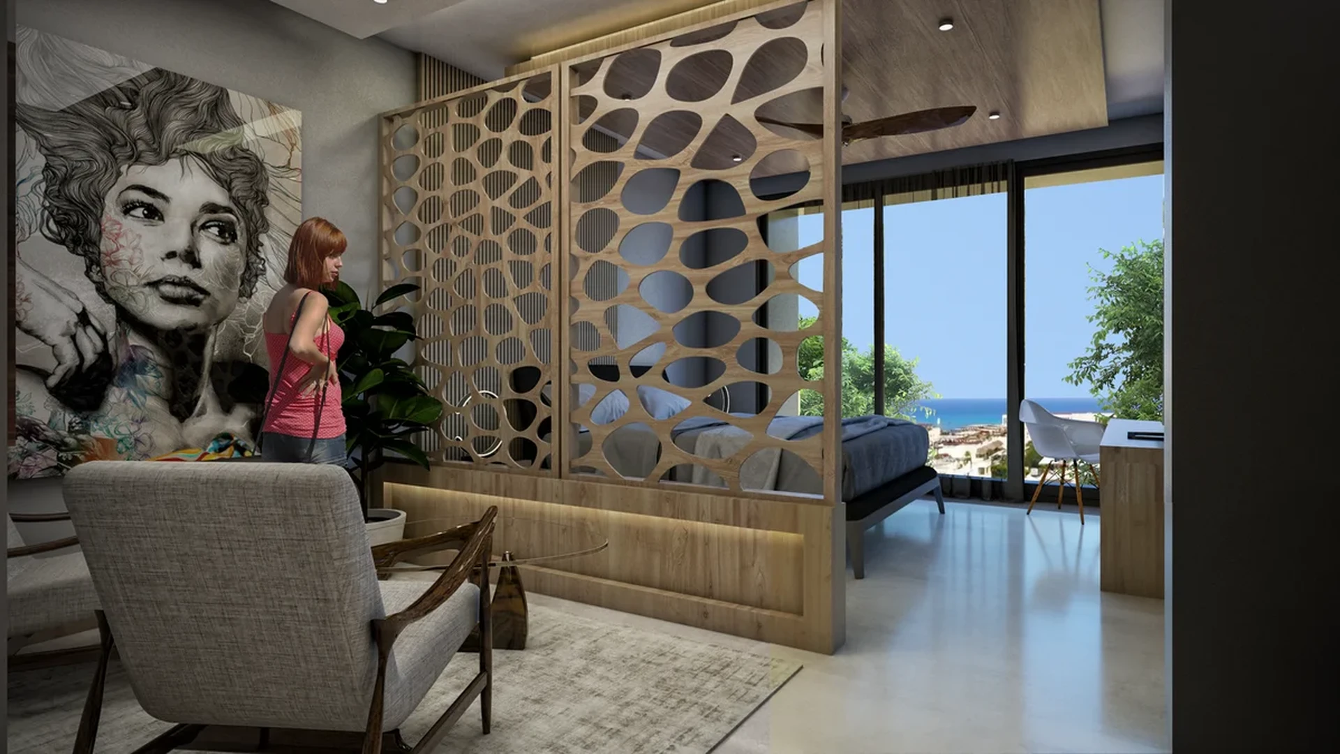 Image of Ocean View at Centurmex 10, featuring Modern Bedroom, Ocean View.