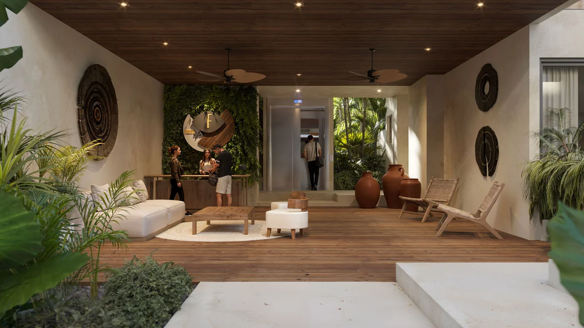 Image of Lobby at Fruits Losantos, featuring Lobby, Reception Area.