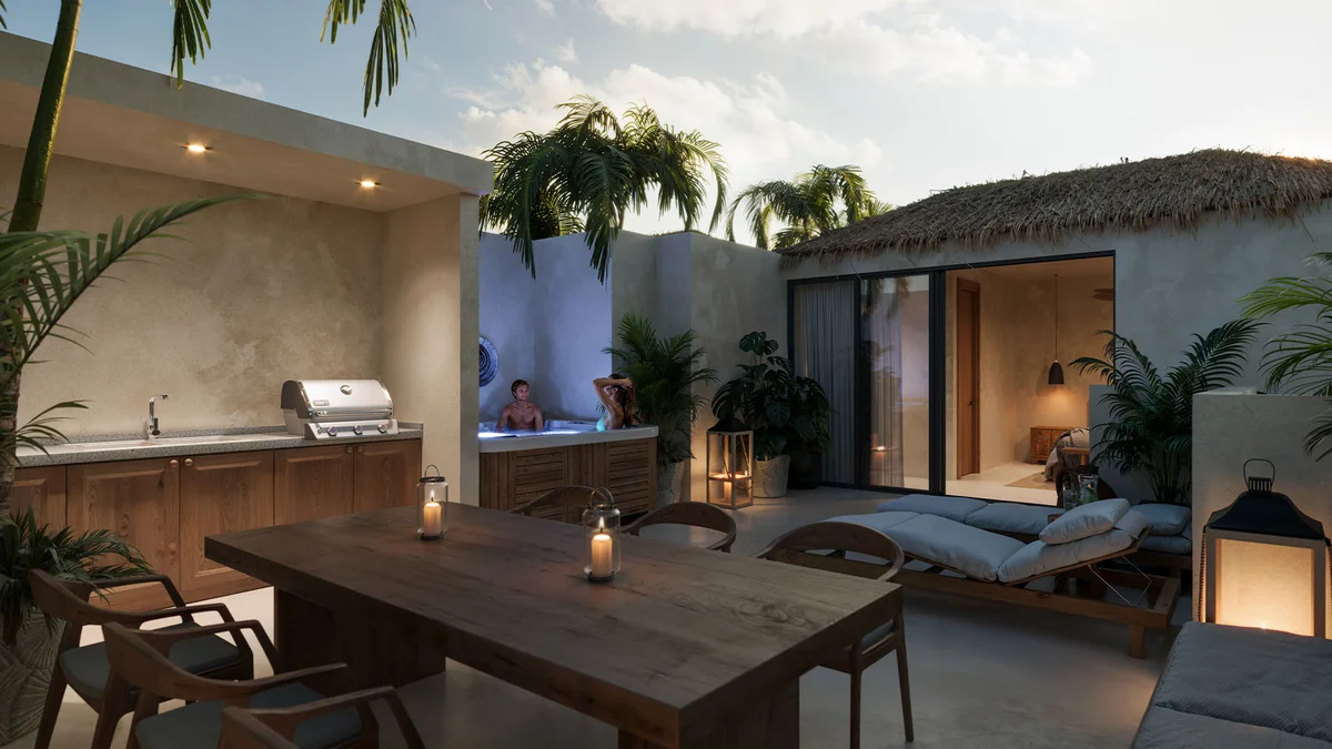 Image of Jacuzzi at Fruits Losantos, featuring Rooftop Terrace, Outdoor Dining.