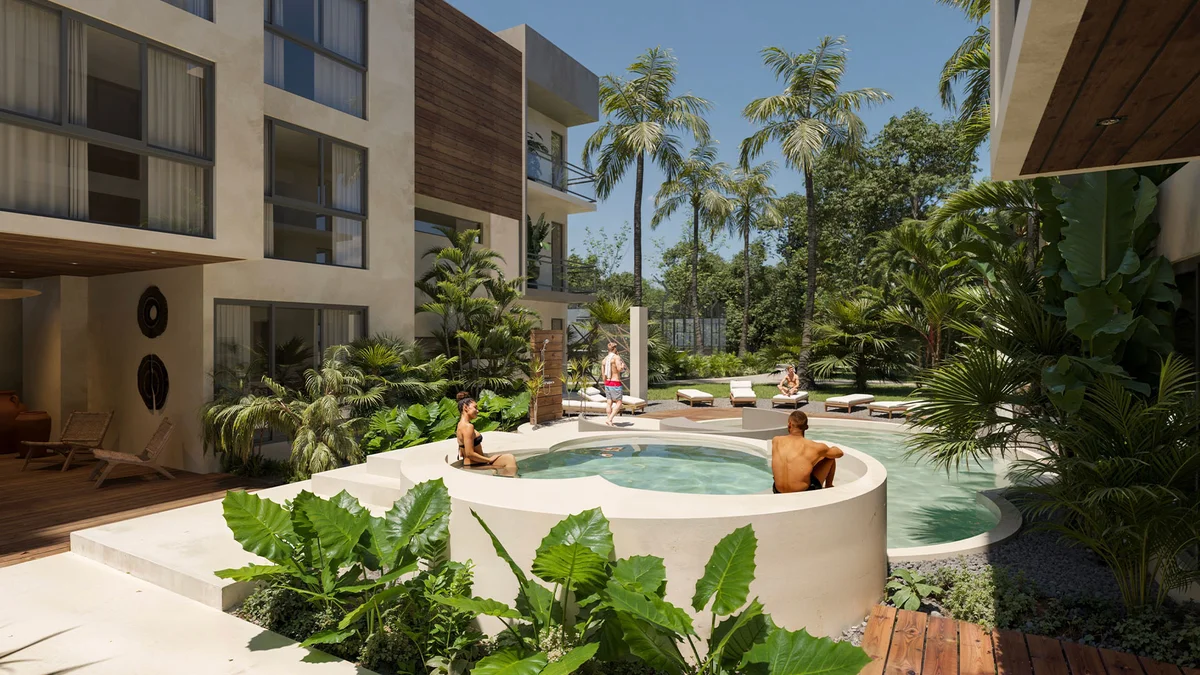 Image of Swimming Pool at Fruits Losantos, featuring Luxury Pool, Resort-Style Living.