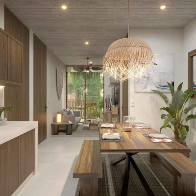 Image of Garden at Distrito Arte, featuring Open Concept Living, Modern Interior Design.