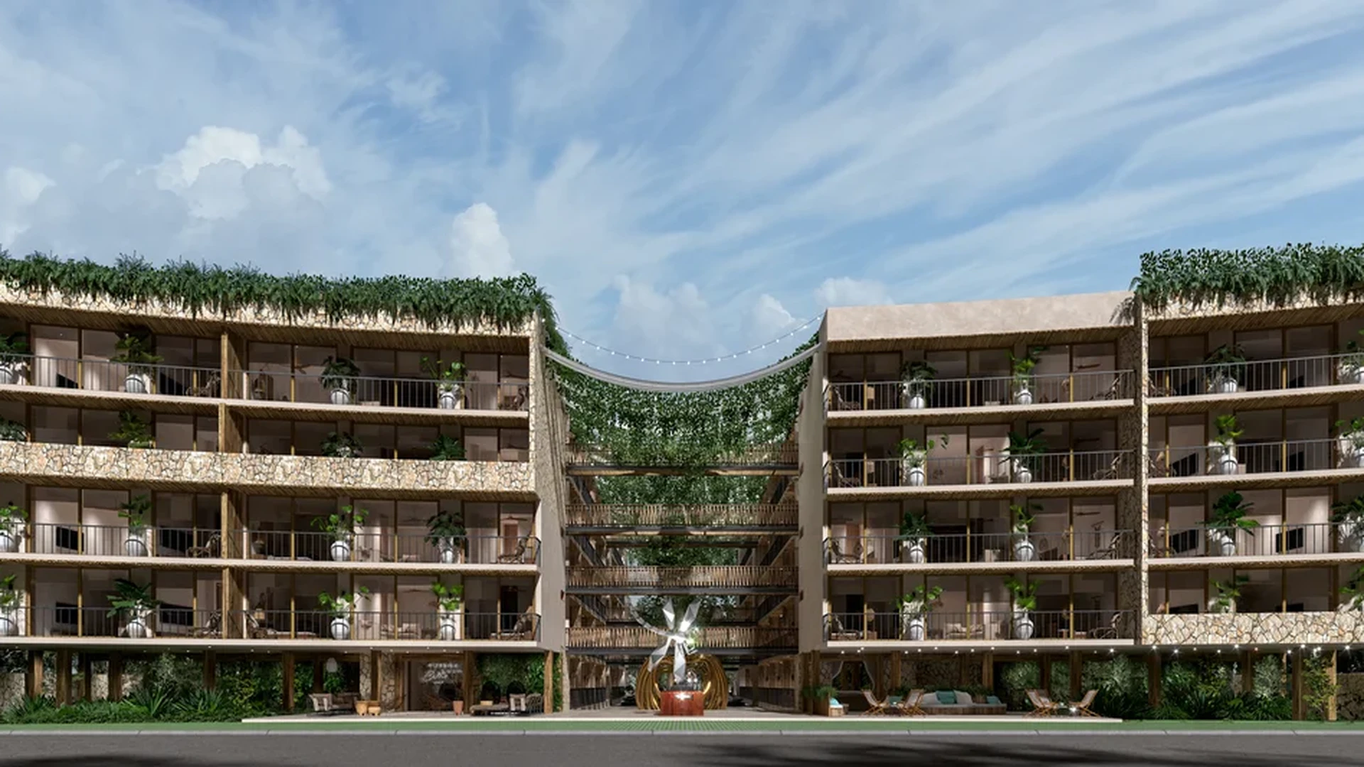 Image of Lounge at Distrito Arte, featuring Modern Architecture, Residential Building.