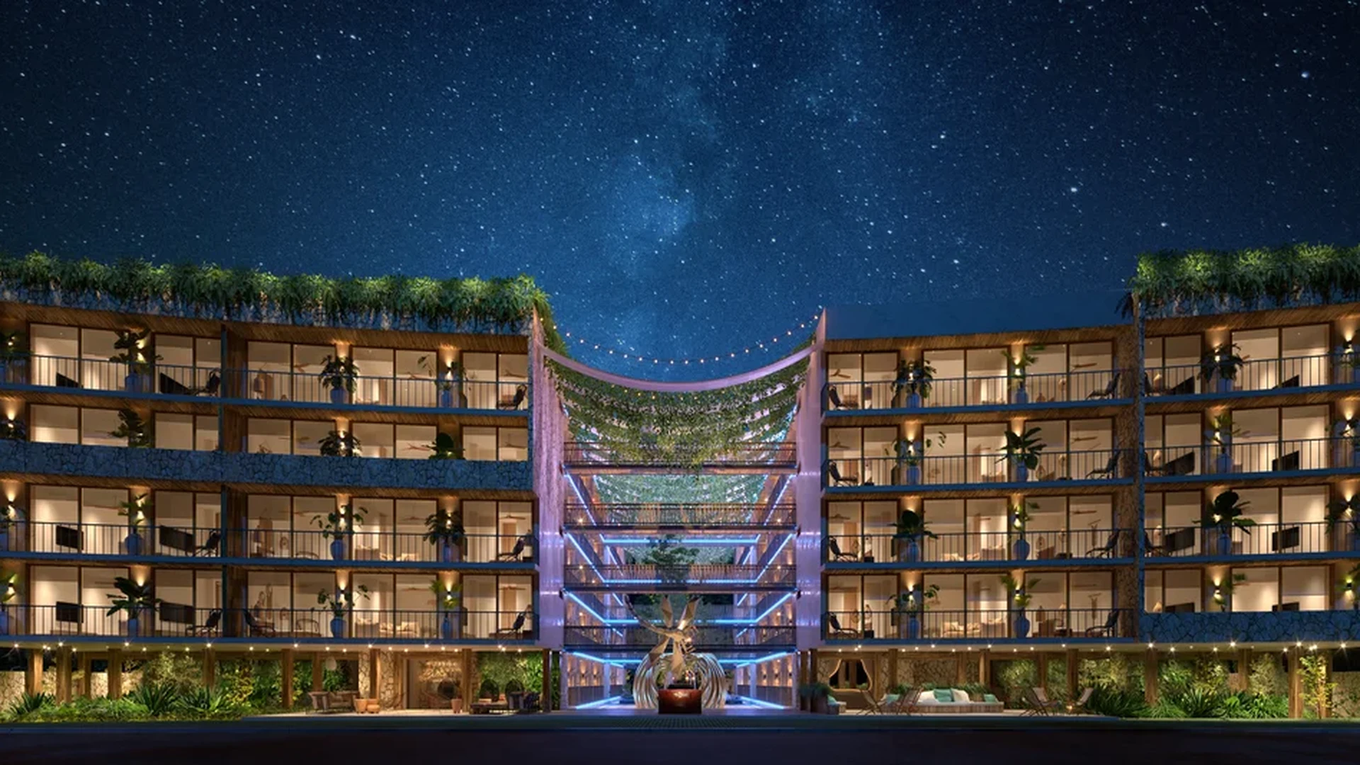 Image of Lobby at Distrito Arte, featuring Modern Architecture, Luxury Residential.