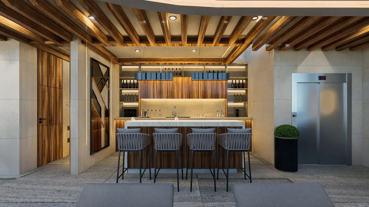 Image of Lounge at DK 42, featuring Luxury Bar, Modern Lounge.