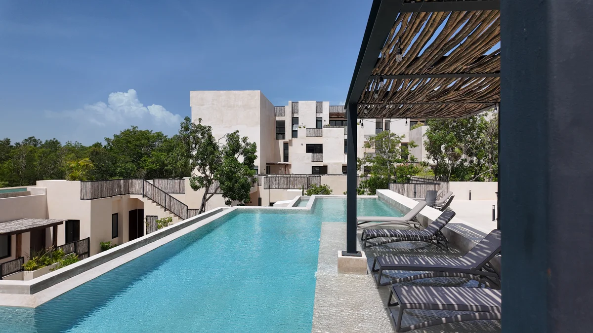 Image of Swimming Pool at Gran Tulum, featuring Infinity Pool, Rooftop Terrace.