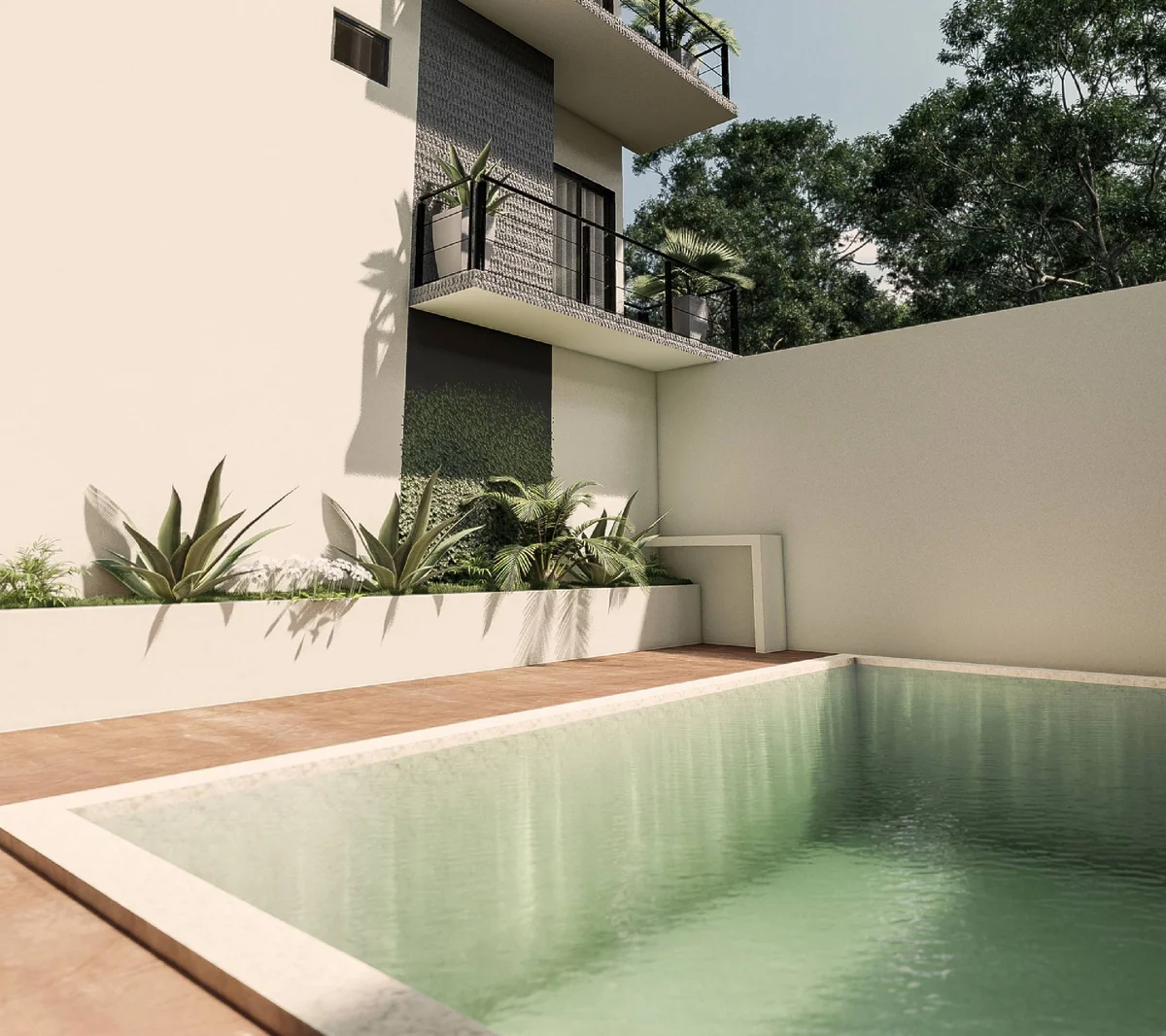 Image of Swimming Pool at Inzignia, featuring Swimming Pool, Modern Architecture.