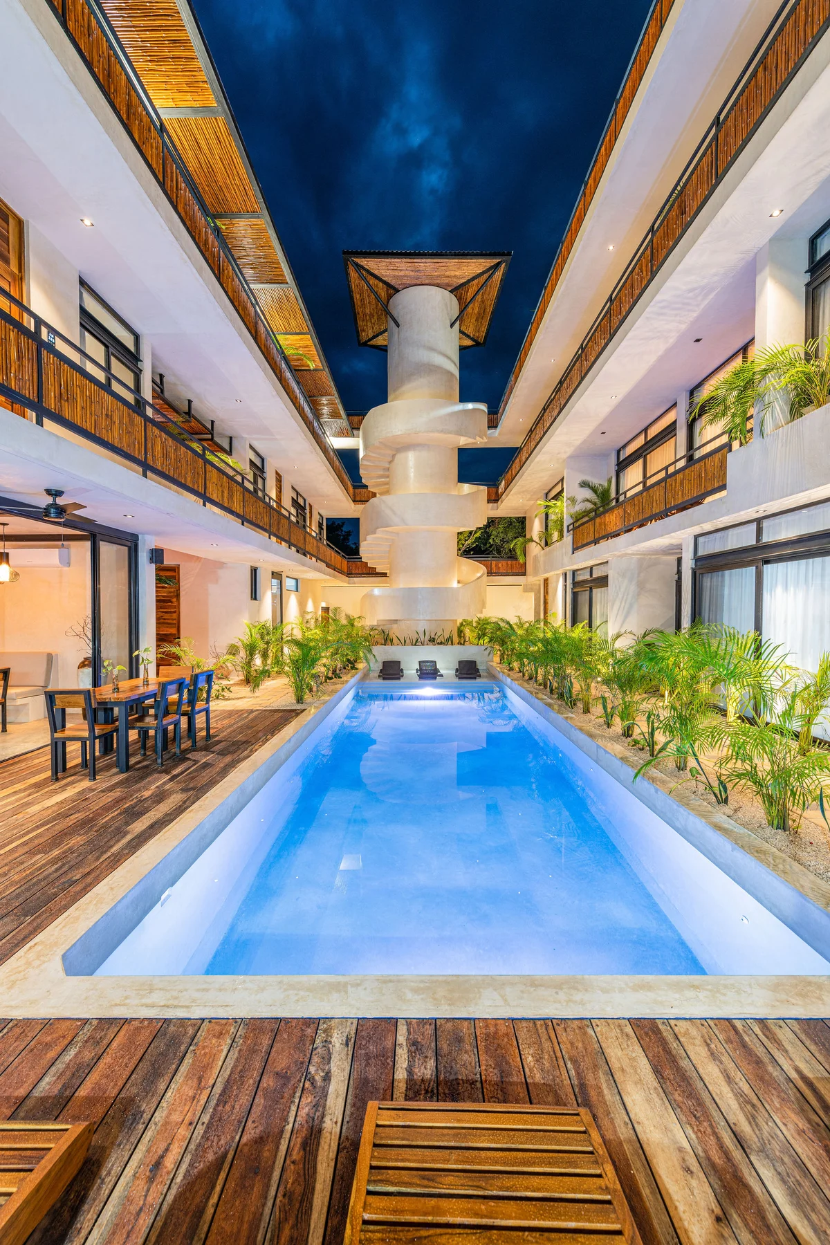 Image of Swimming Pool at Irie, featuring Swimming Pool Area, Modern Tropical Design.