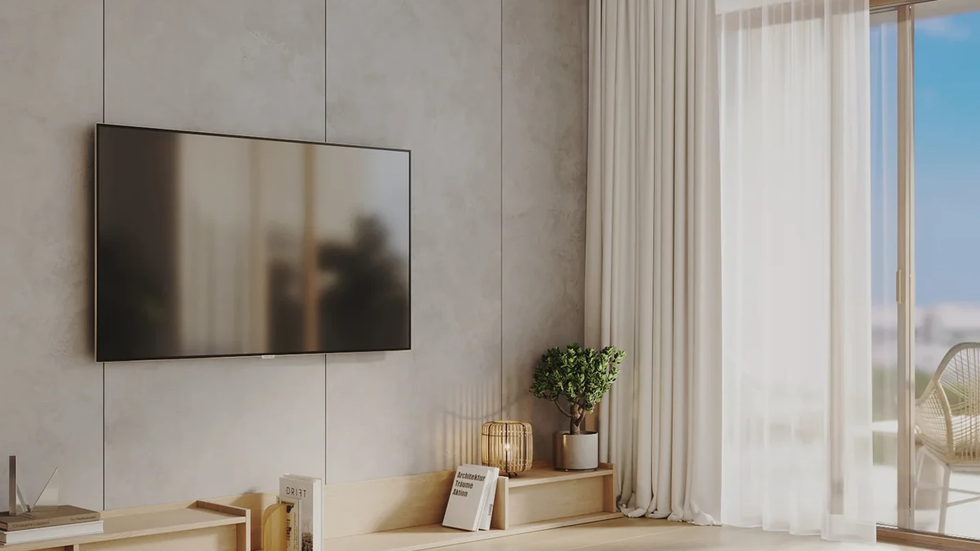 Image of Ocean View at Ki Residences, featuring Modern Living Room, Contemporary Interior.